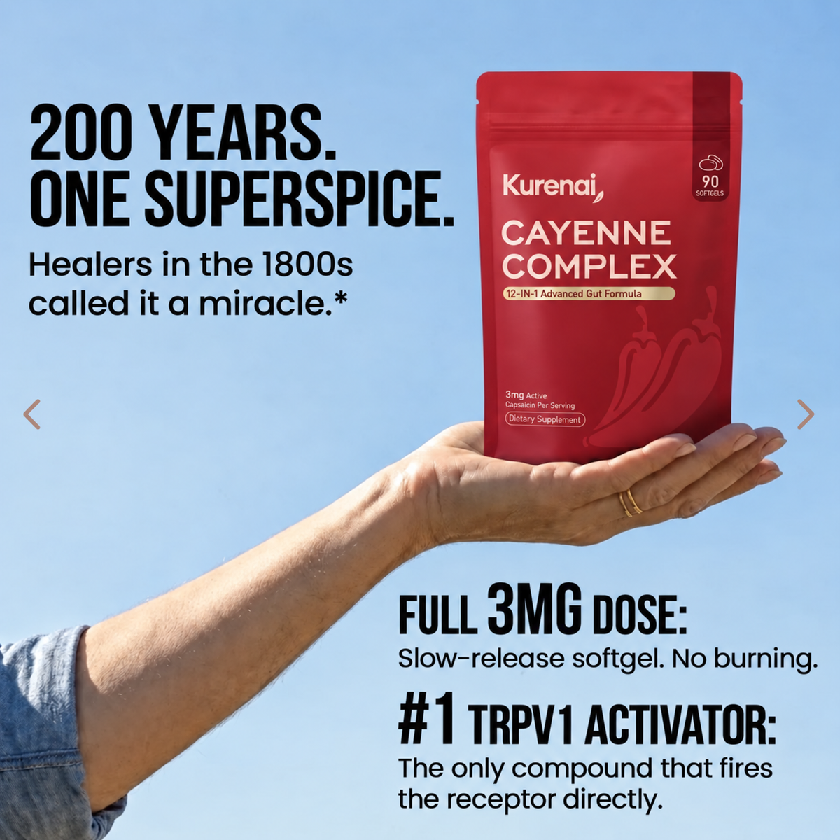 Reawaken Your Gut's Natural Signal with Kurenai Cayenne Complex