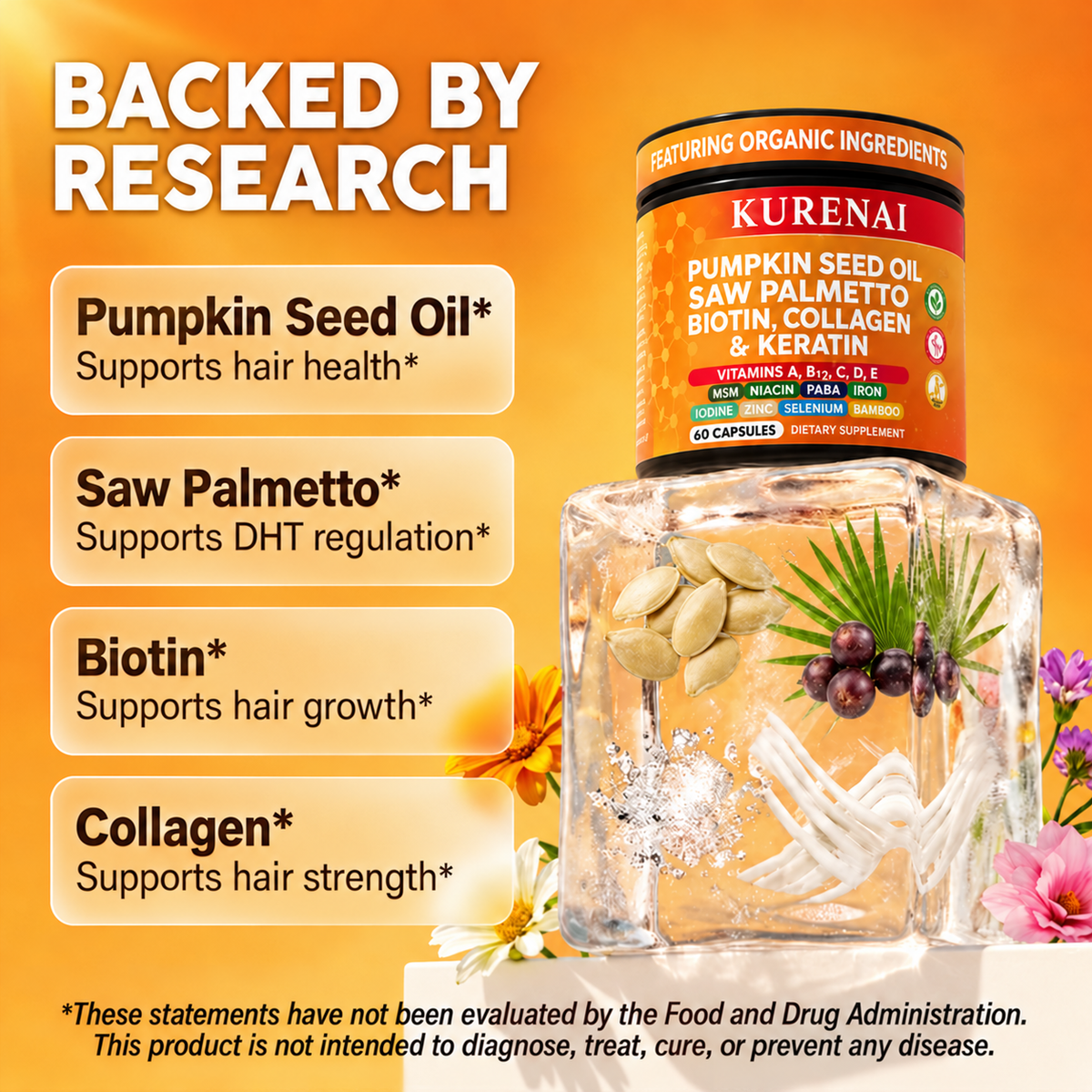 Real Hair Nourishment In Two Daily Capsules